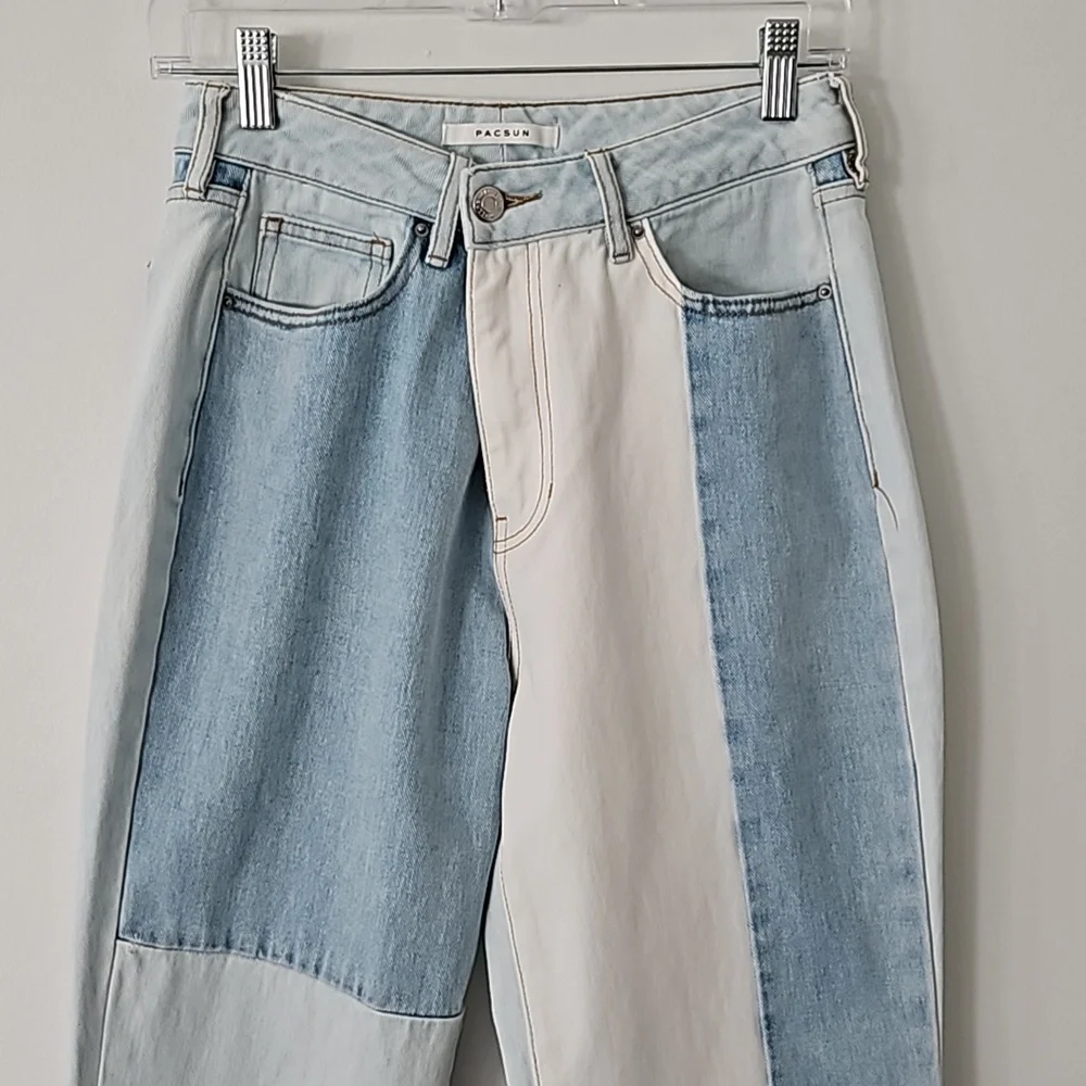 PacSun Eco Hopper patchwork straight‎ leg jeans size 27